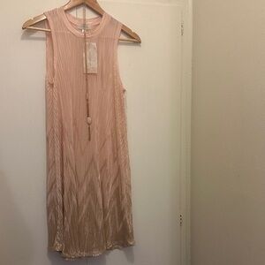 Soulmates Blush Textured Dress